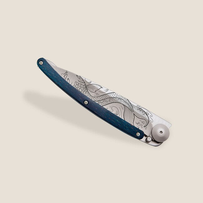 Deejo Tattoo coltello di chiusura faggio Fish