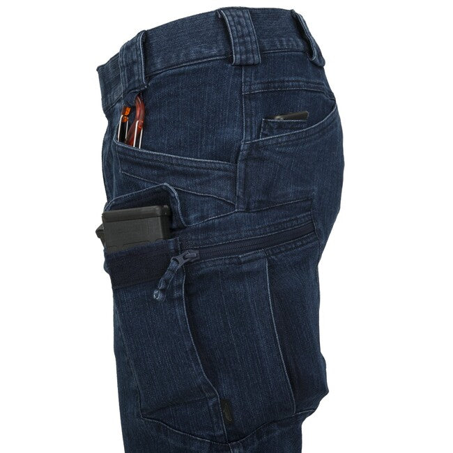 Helikon-Tex UTS pantaloni corti tattici 11'' - denim stretch - blu marino