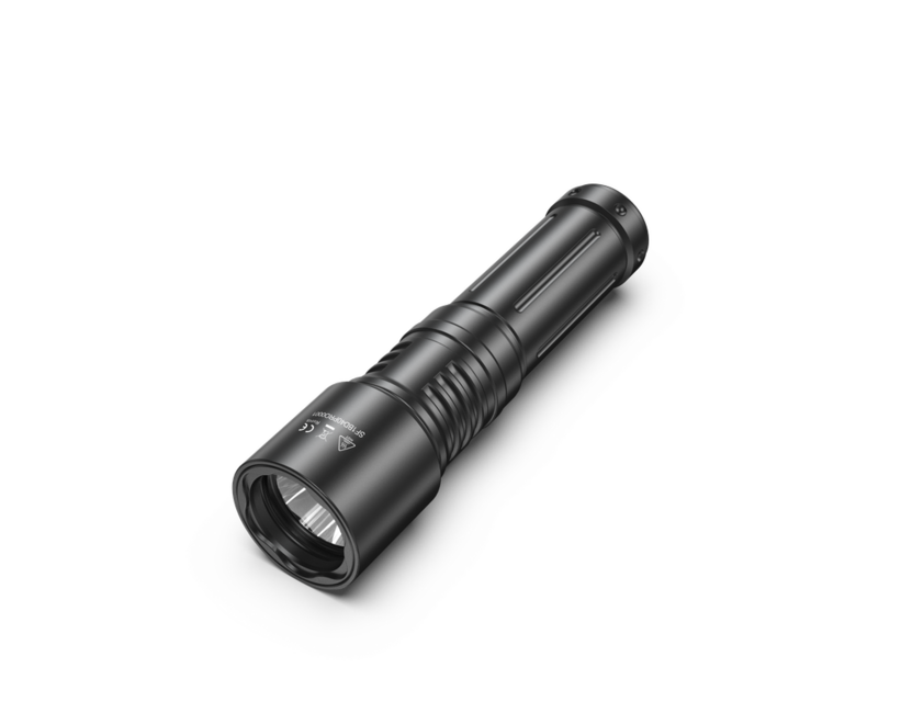 Bludive BD40 Pro torcia subacquea, nera