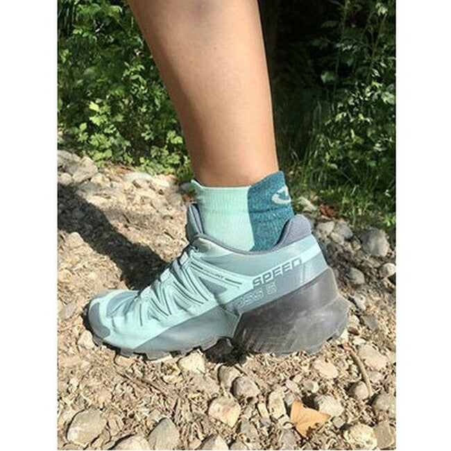 Therm-ic Calze alla caviglia da donna, verde chiaro
