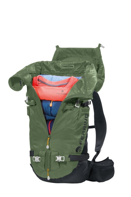 Ferrino Triolet zaino da arrampicata 48+5 L, verde