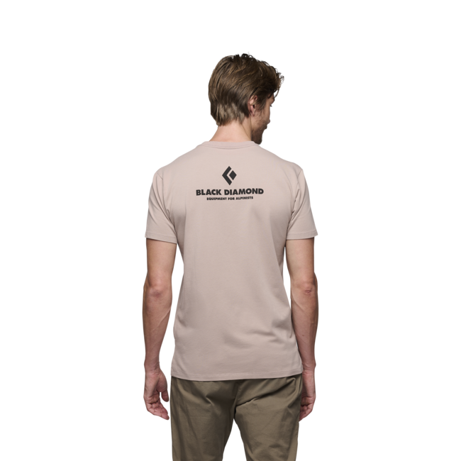 Black Diamond Equipment For Alpinist t-shirt a maniche corte da uomo, malva pallido