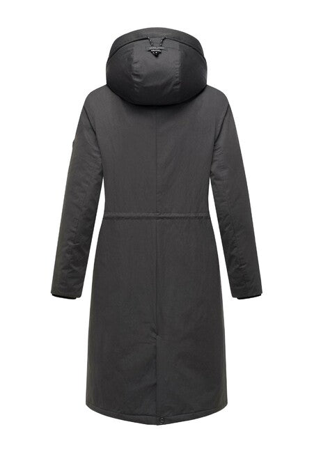 Marikoo Ledalaa parka invernale da donna con cappuccio, nero