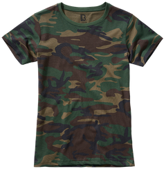 Brandit maglietta da donna, woodland