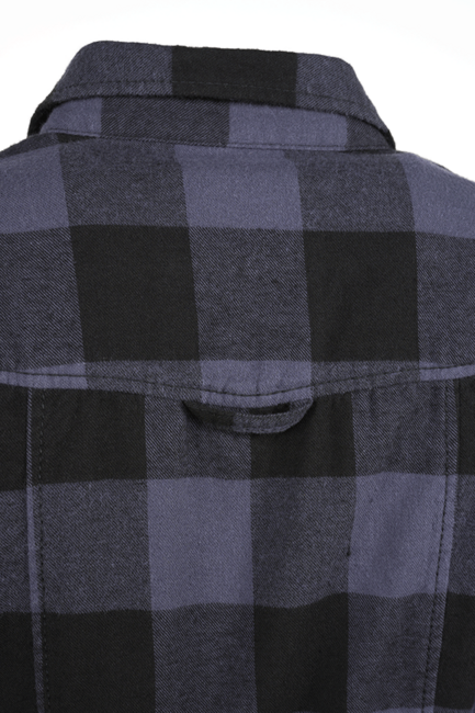 Brandit Lucy camicia lunga da donna, grigio e nero