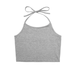 Brandit Neckholder canottiera, grey melange
