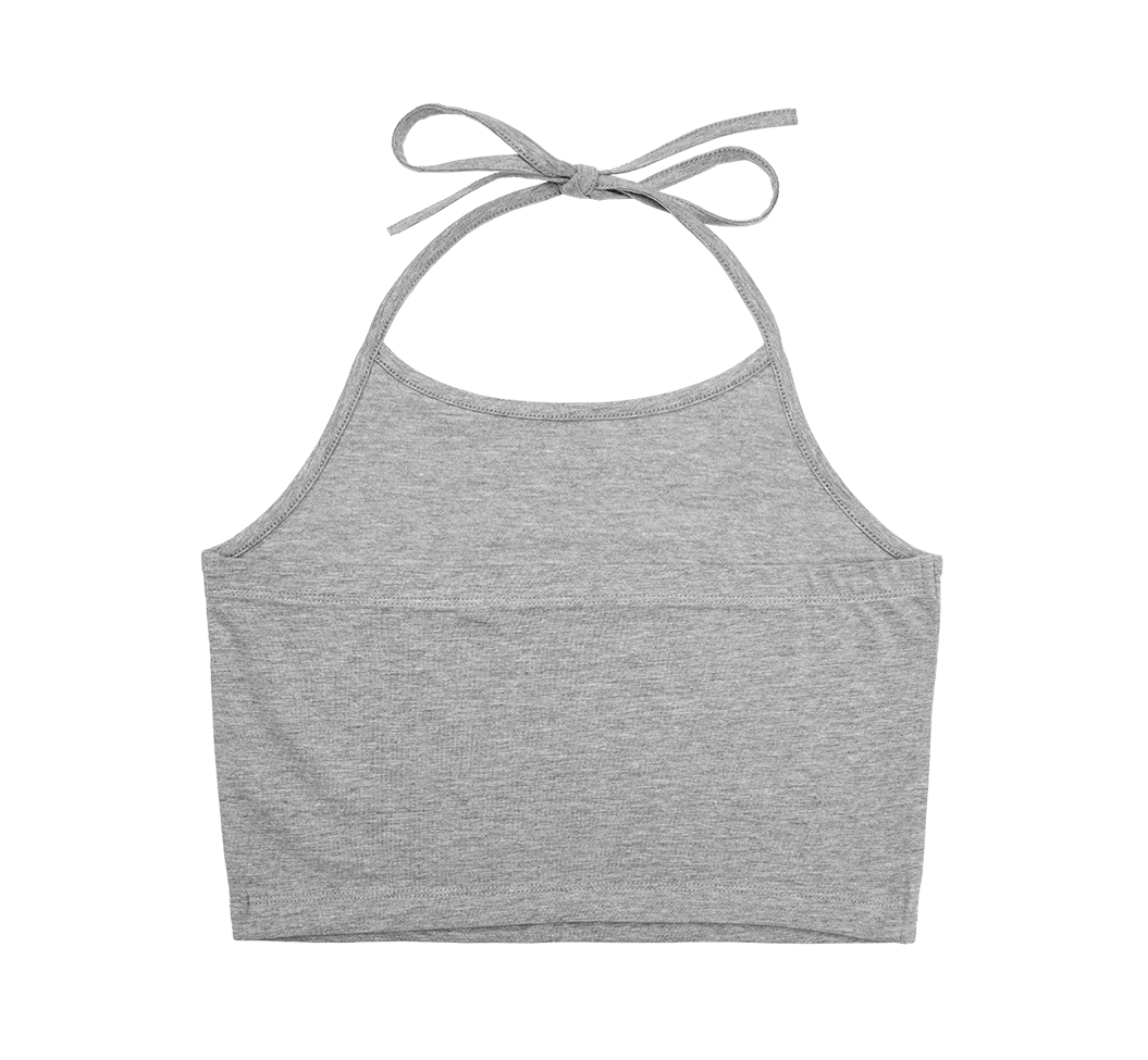 Brandit Neckholder dámske tielko, grey melange