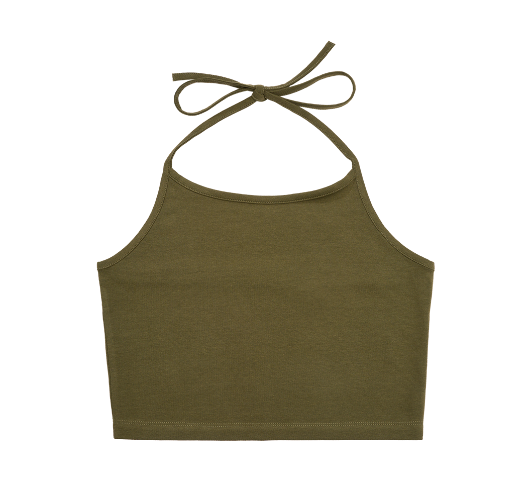 Brandit Neckholder dámske tielko, olivové