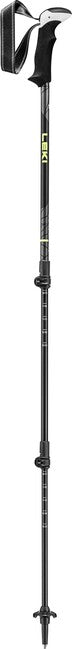 Leki Khumbu Lite Pro bastoncini da trekking 100 - 135 cm, nero-antracite scuro-giallo smerigliato