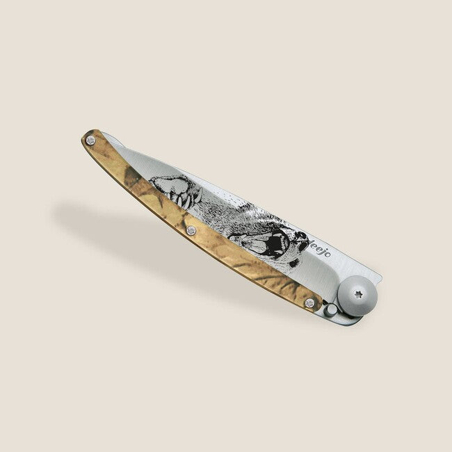 Deejo Tattoo camo coltello di chiusura, grizzly