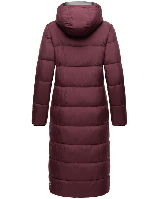 Navahoo Isalie giacca invernale lunga da donna, vino