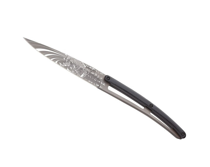 Deejo Tattoo set di coltelli da bistecca, grigio chiaro ebano Giappone
