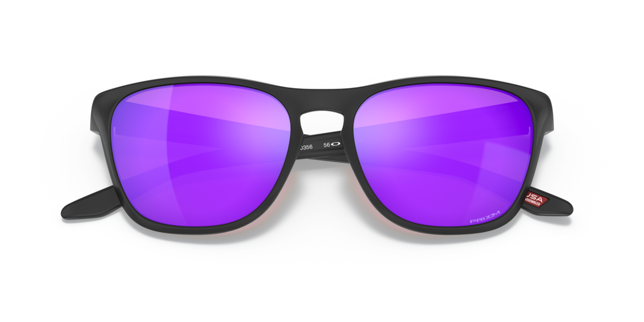 Oakley MANORBURN Γυαλιά Ηλίου με Φακούς, Matte Black, Prizm Violet 56