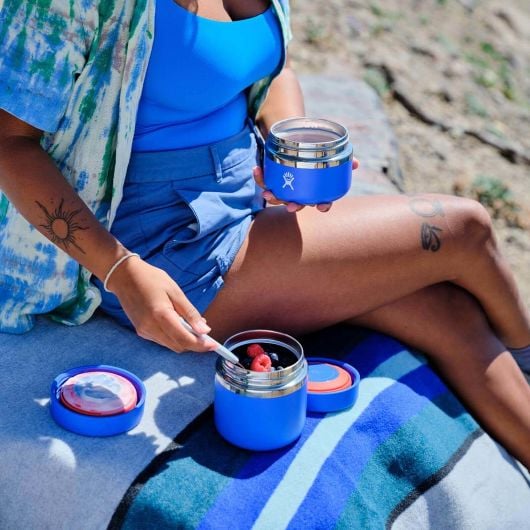 Hydro Flask Food Thermos 20 OZ Barattolo isolato per alimenti 591 ml, cascade