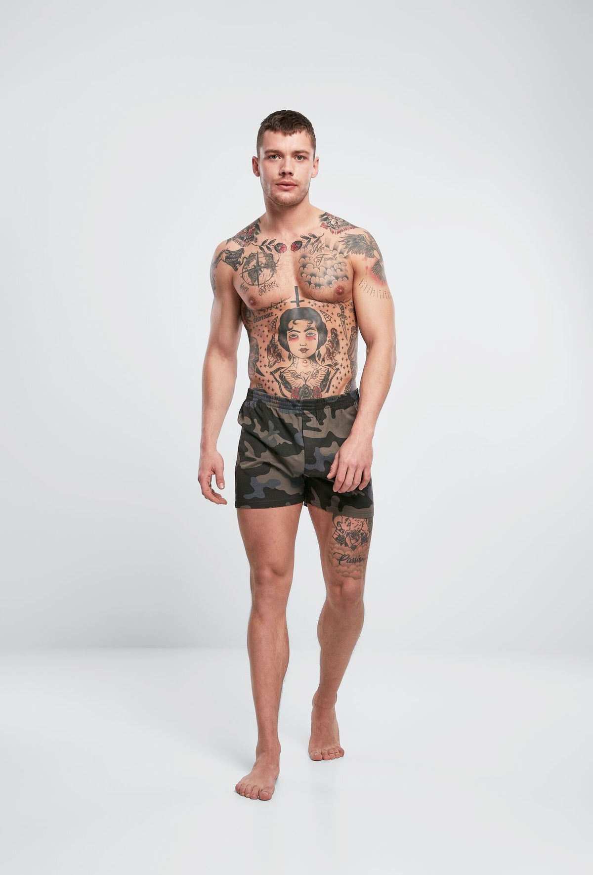 Brandit pánske boxerky, Darkcamo