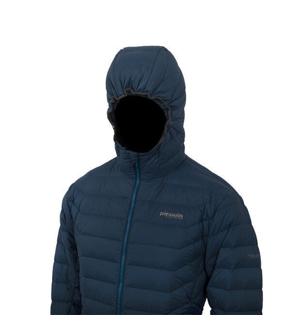 Pinguin Hill giacca con cappuccio, blu