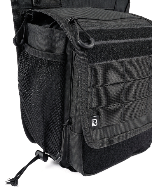 Brandit Borsa laterale da viaggio multifunzionale, nera