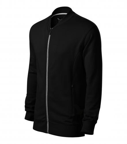 Malfini Bomber felpa da uomo 320g/m2, nera