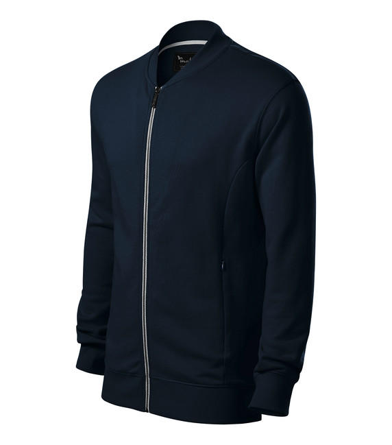Malfini Bomber felpa da uomo 320g/m2, blu scuro