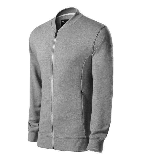 Malfini Bomber felpa da uomo 320g/m2, grigia