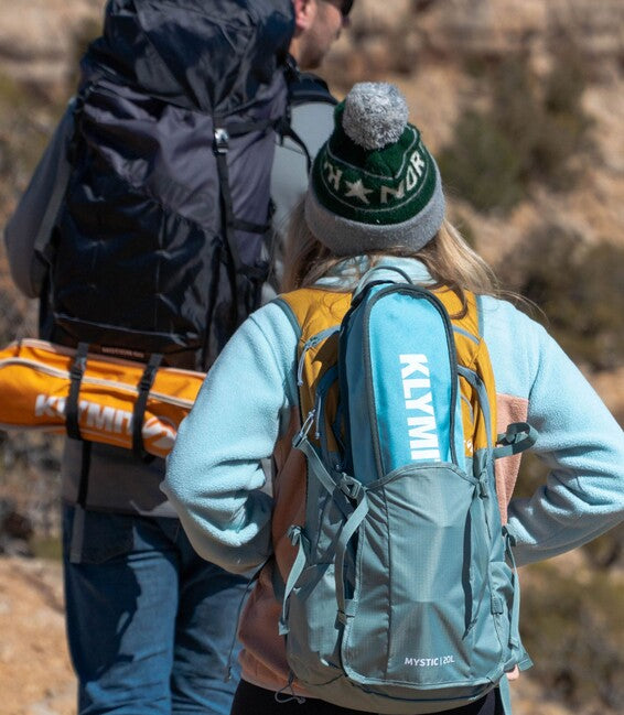 Klymit Ridgeline sedia da campeggio corta, blu