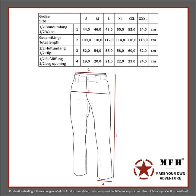 Fox Outdoor Expedition pantaloni, neri