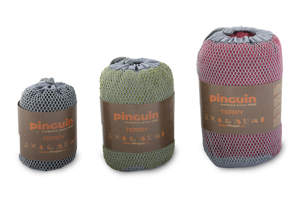 Pinguin Terry Towel 60 x 120 cm, Olive