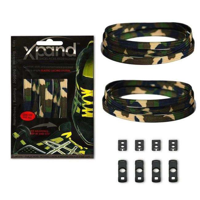 Xpand Elastic lacci per scarpe, woodland