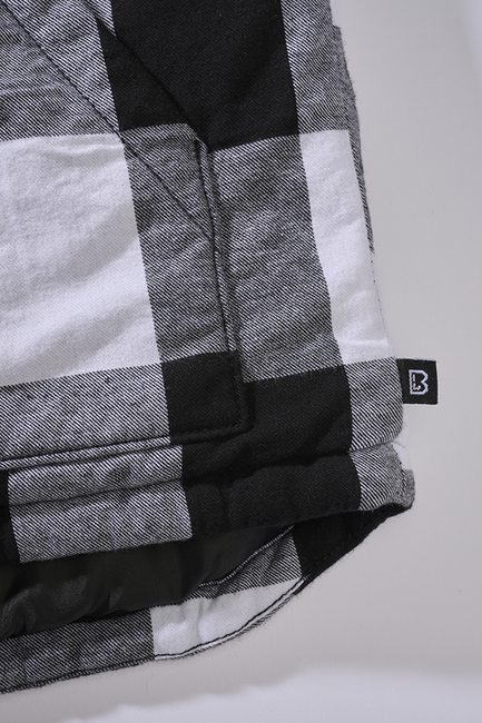 Brandit Lumber gilet, bianco/nero