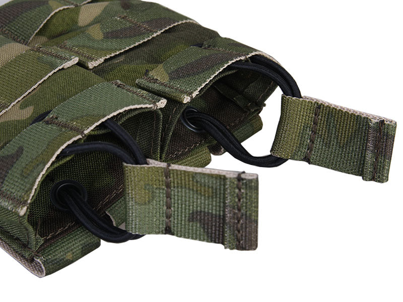 Emersongear Custodia modulare aperta per caricatori doppi per 5,56, nero 500D