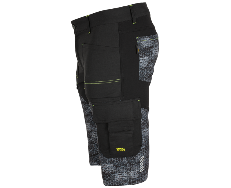BENNON Predator pantaloncini da lavoro, nero/grigio