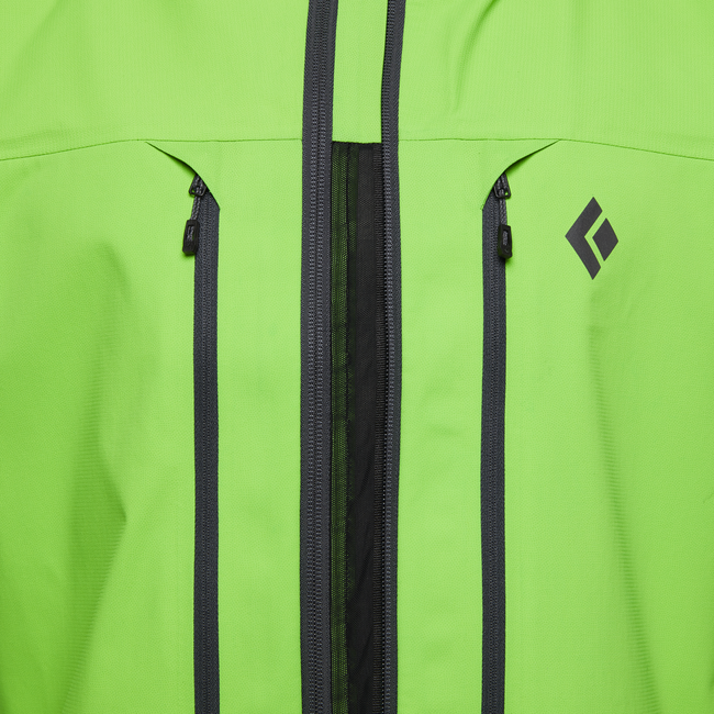 Black Diamond Women's Dawn Patrol Hybrid Men's Shell Jacket, Vibrant Green