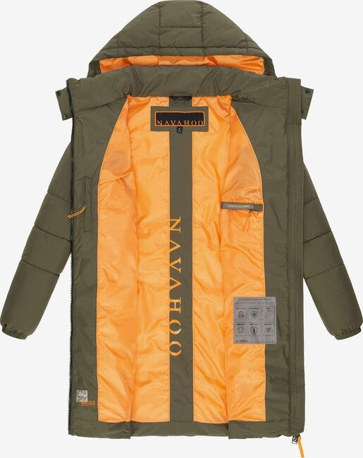 Navahoo Bliblablubb giacca invernale da donna con cappuccio, foresta di olive