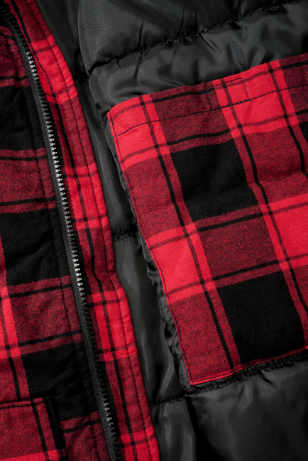 Brandit Lumber gilet, rosso/nero