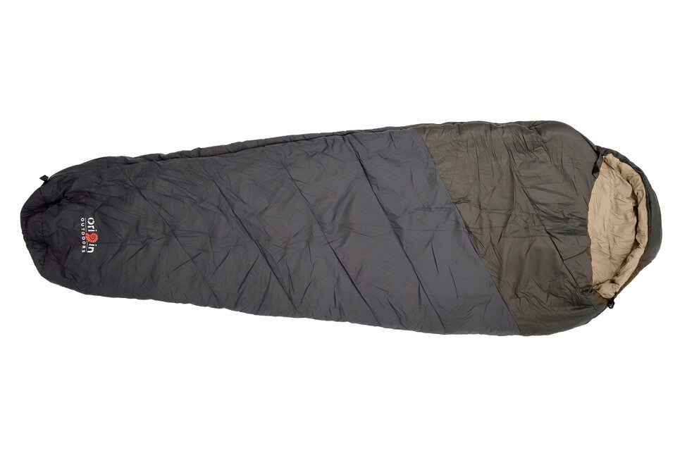 Origin Outdoors Frostfall Performance mummy sacco a pelo, grigio oliva