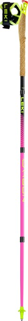 Leki Ultratrail FX.One bastoncini da trail running, rosa neon-nero-giallo neon