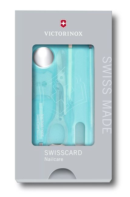 Victorinox Swiss Card set manicure, blu