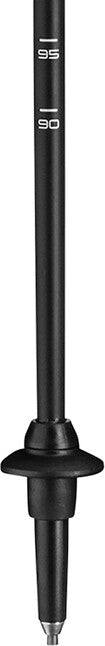 Leki Traveller Carbon bastoncini da nordic walking 90 - 130 cm, blu notte metallizzato scuro-bianco antracite chiaro