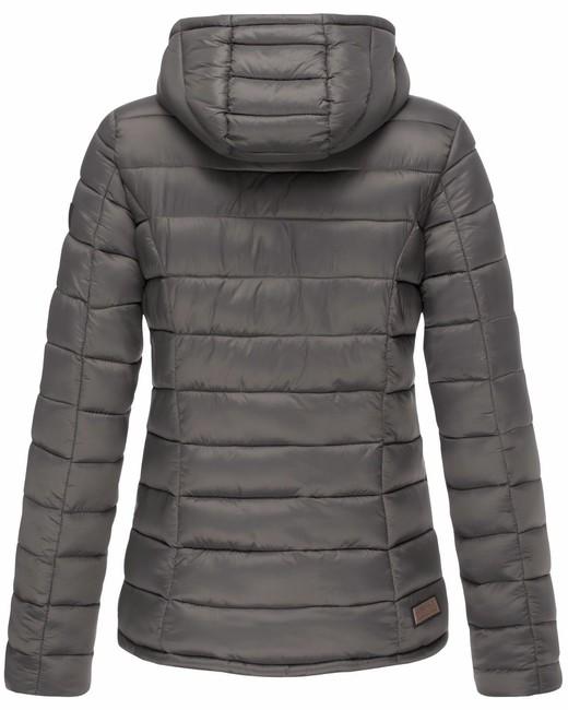 Marikoo Lucy giacca transitoria da donna con cappuccio, antracite