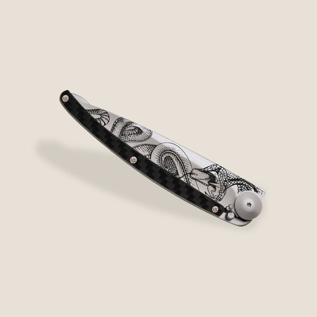 Deejo Tattoo fibra Serpente coltello di chiusura
