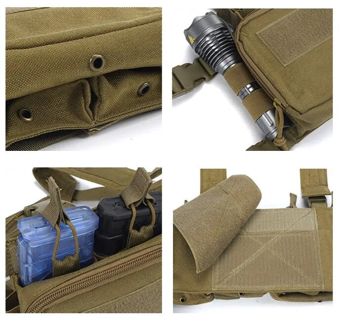 DRAGOWA Tactical Recon chest rig, CP black
