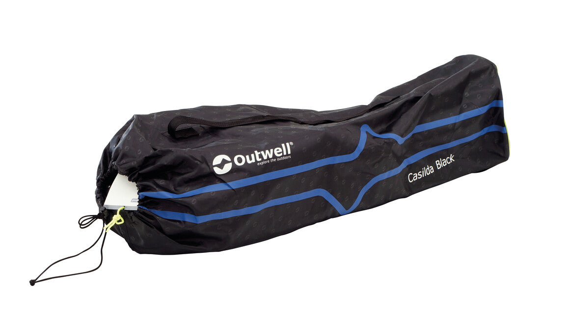 Outwell Casilda sedia pieghevole, nera