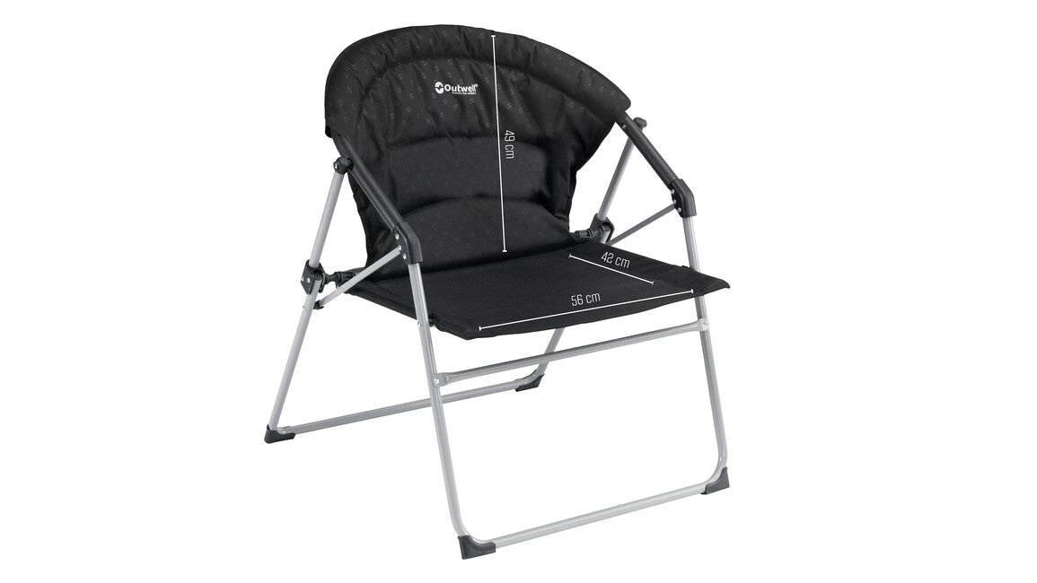 Outwell Campana sedia pieghevole, nero