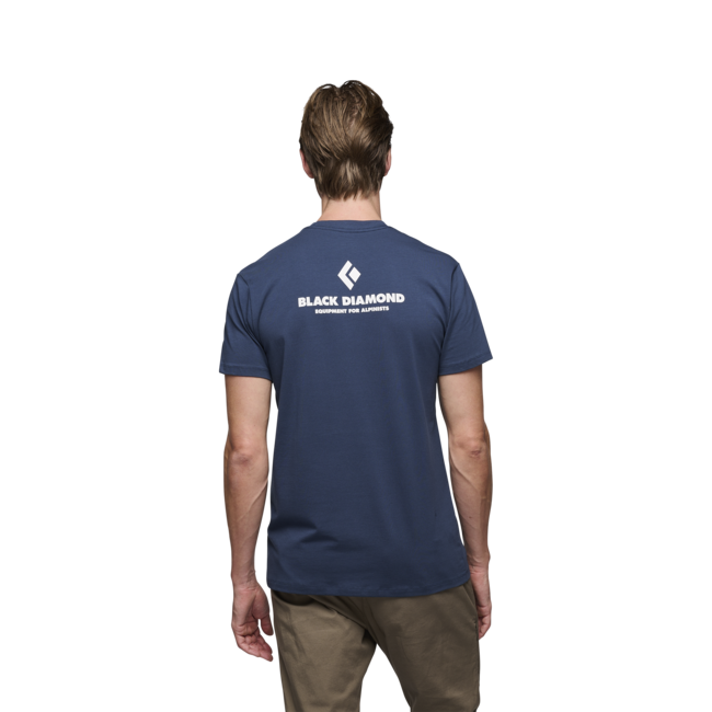 Black Diamond Equipment For Alpinist t-shirt da uomo a maniche corte, indaco