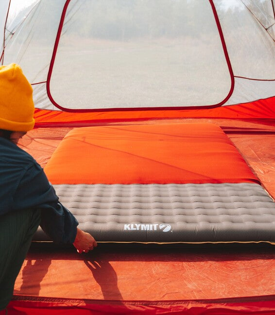 Klymit Klymaloft Double materasso isolato per auto, rosso