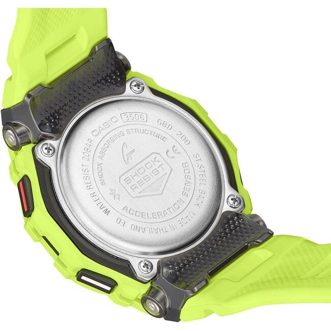 Casio G-Shock GBD-200-9ER orologio, nero/giallo