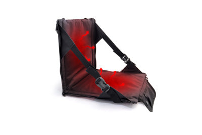 Origin Outdoors sedile compatto riscaldato, nero