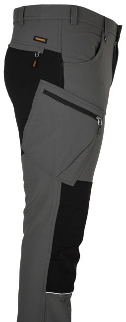 BENNON Fobos pantaloni da esterno e da lavoro, grigio/nero