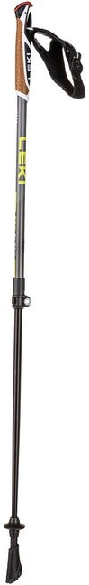 Leki Spin Shark SL bastoncini da nordic walking 100 - 130 cm, grigio argento-antracite scuro-calce
