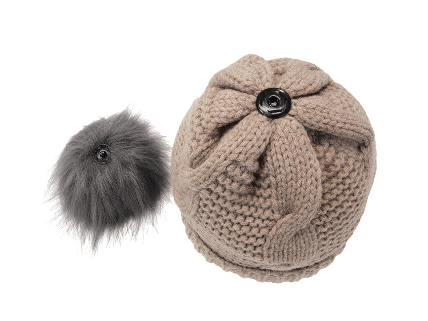 Origin Outdoors Cappello Bobble Merino Beige